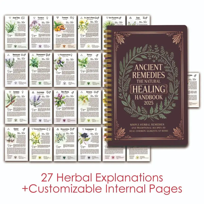 Health & Wellness Retailers - Natural Remedies Handbook with Ancient Cures