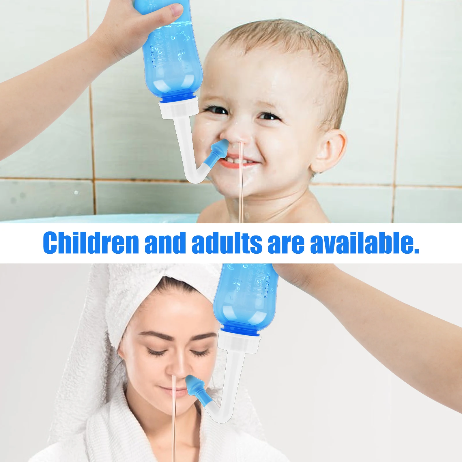 300/500ML Nose Wash Cleaner Na - Neti Pot Nasal Rinse recension och pris