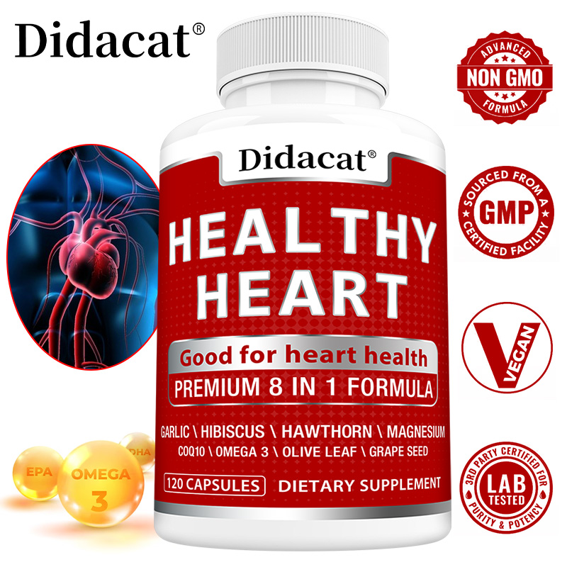 Heart Health Capsules with CoQ - Health With Wellness recension och pris