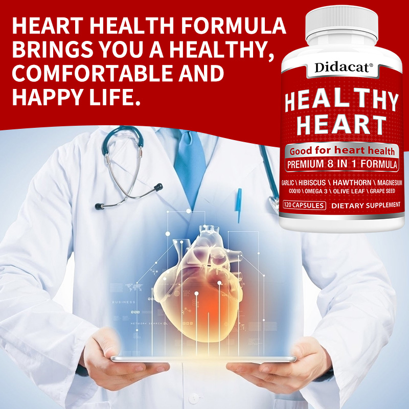 Heart Health Capsules with CoQ - Health With Wellness recension och pris