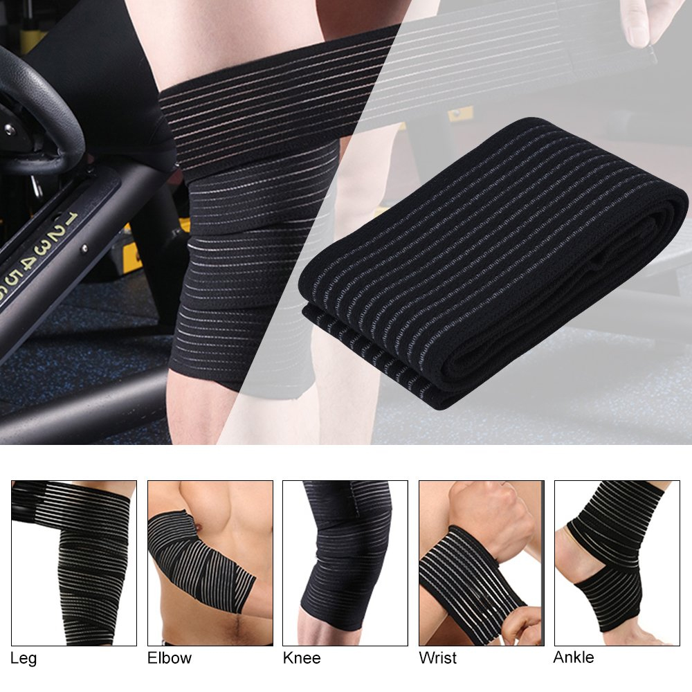 1PCS 40-300cm Compression Band - Compression Knee Sleeve recension och pris